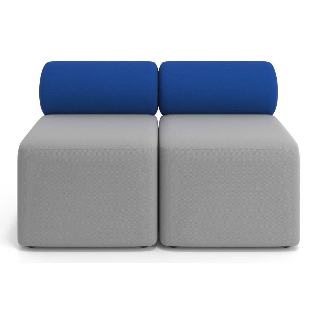 sofa para oficina gris azul 3