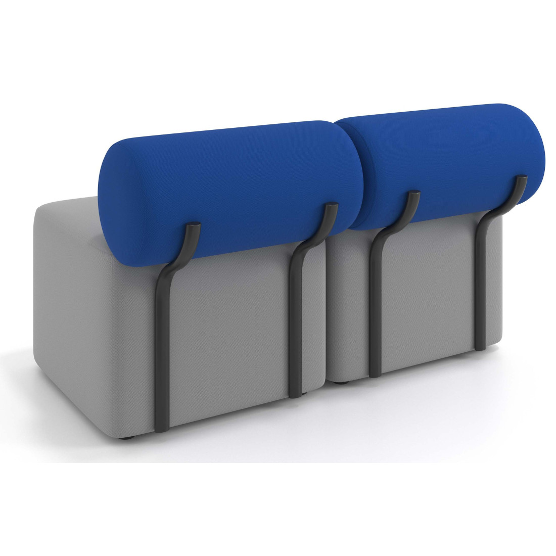 sofa para oficina gris azul 4