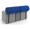 sofa para oficina gris azul 4