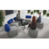 sofa para oficina gris azul 2