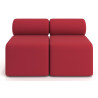 sofa para oficina rojo 3