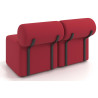 sofa para oficina rojo 4