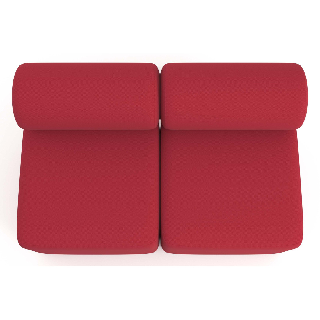 sofa para oficina rojo 5