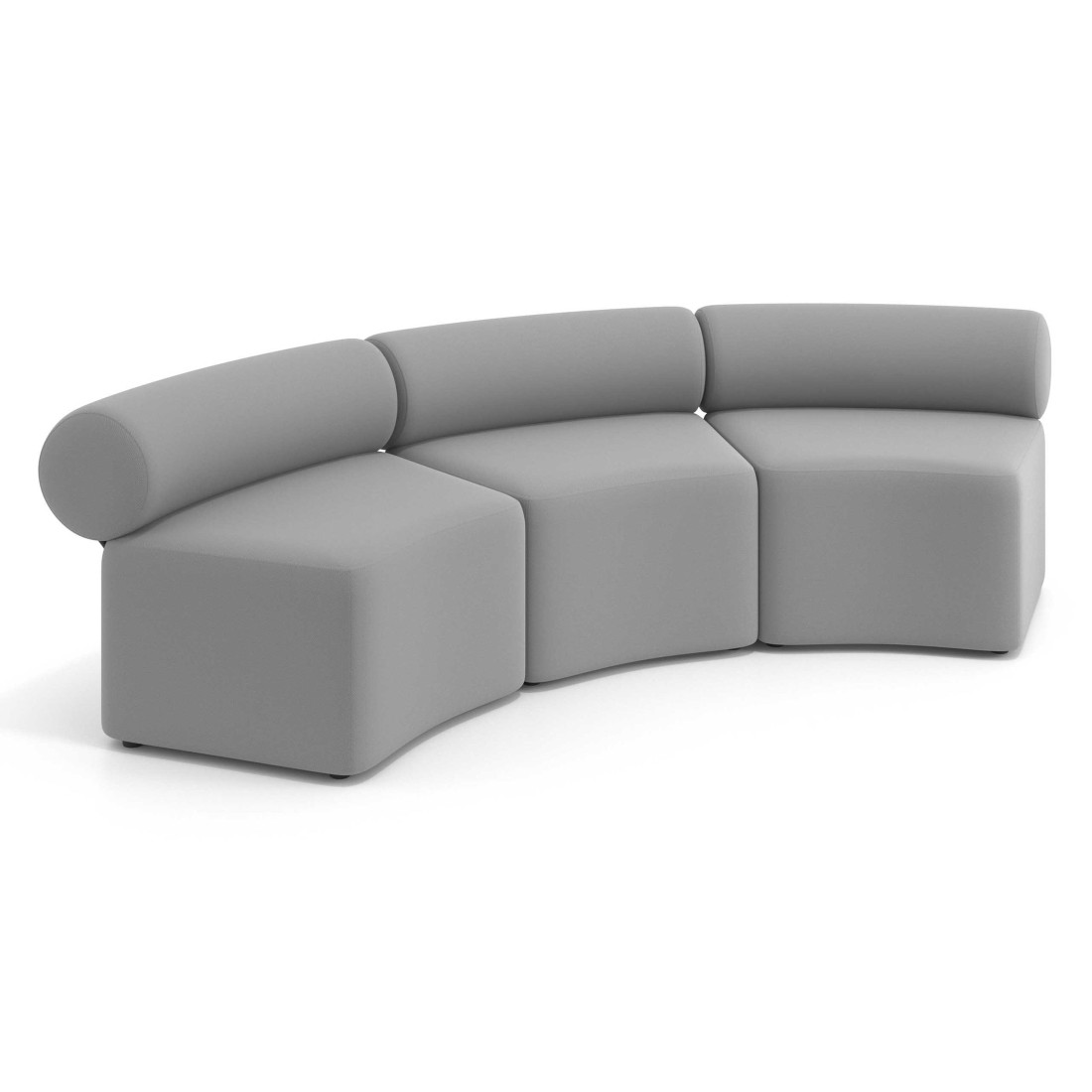 sofa para oficina gris 1