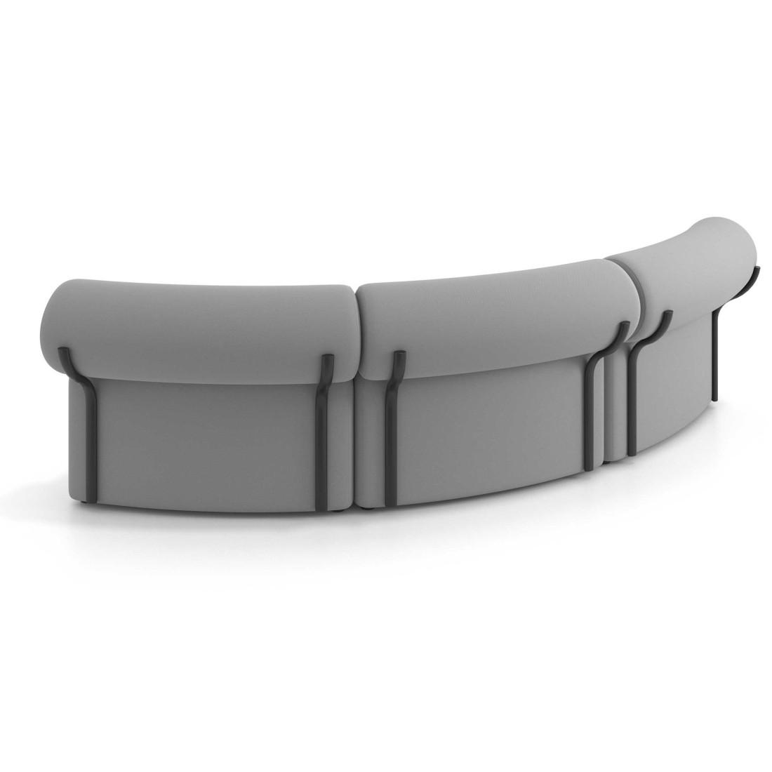 sofa para oficina gris 4