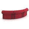 sofa para oficina rojo 4