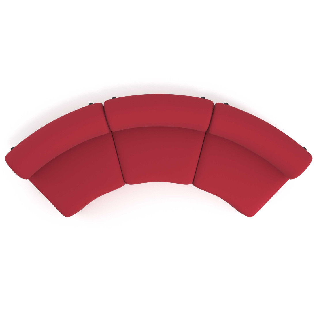 sofa para oficina rojo 5