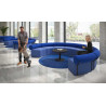 sofa para oficina azul 2