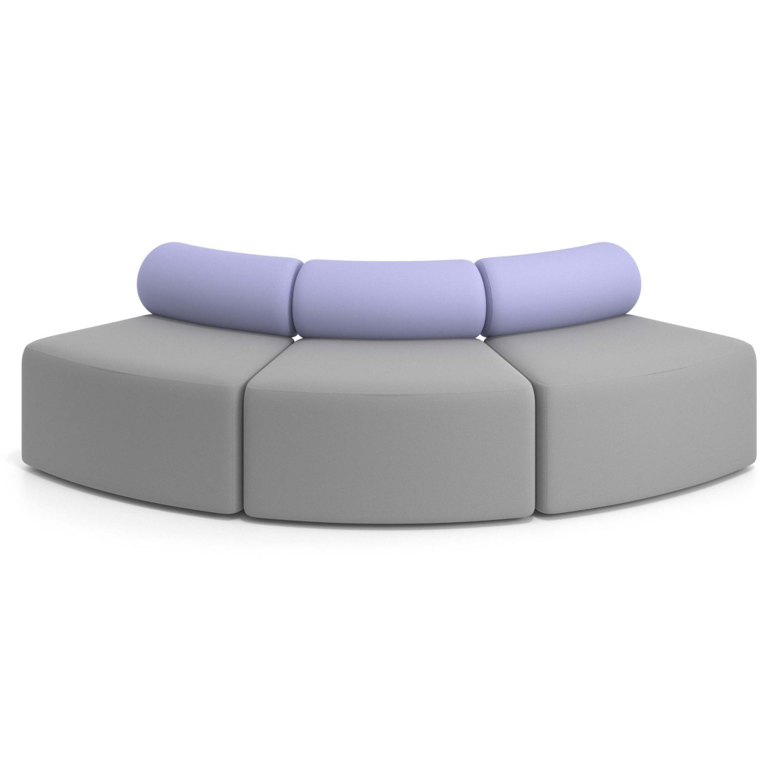 sofa para oficina gris lavanda 3