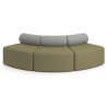 sofa para oficina verde gris 3