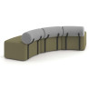 sofa para oficina verde gris 4