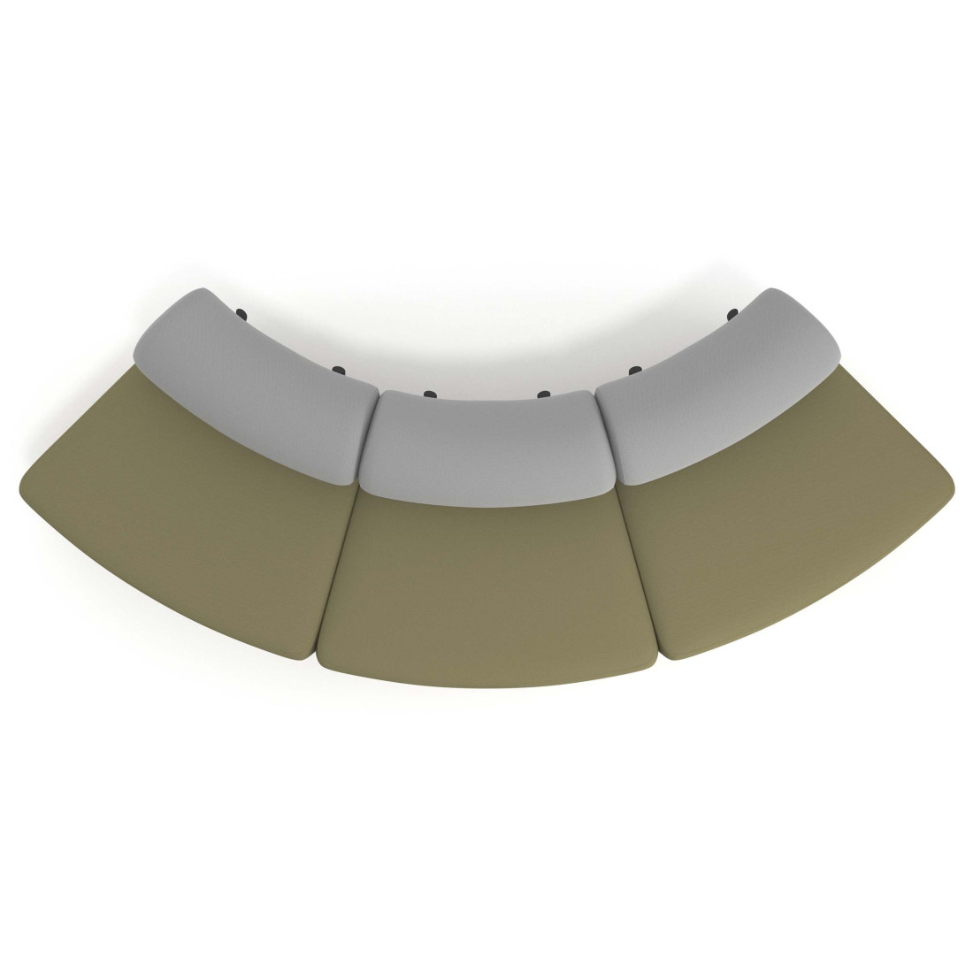 sofa para oficina verde gris 5
