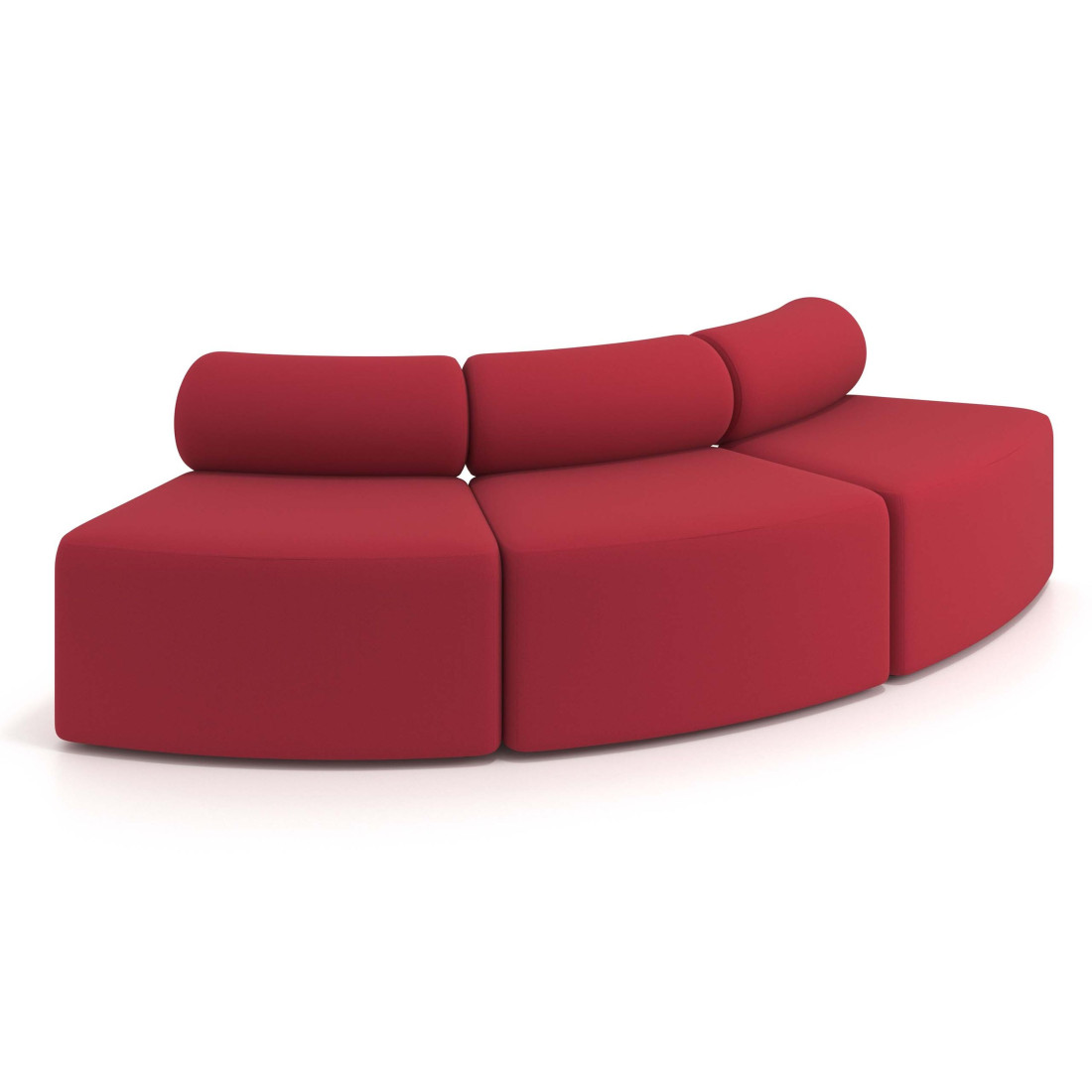 sofa para oficina rojo 1
