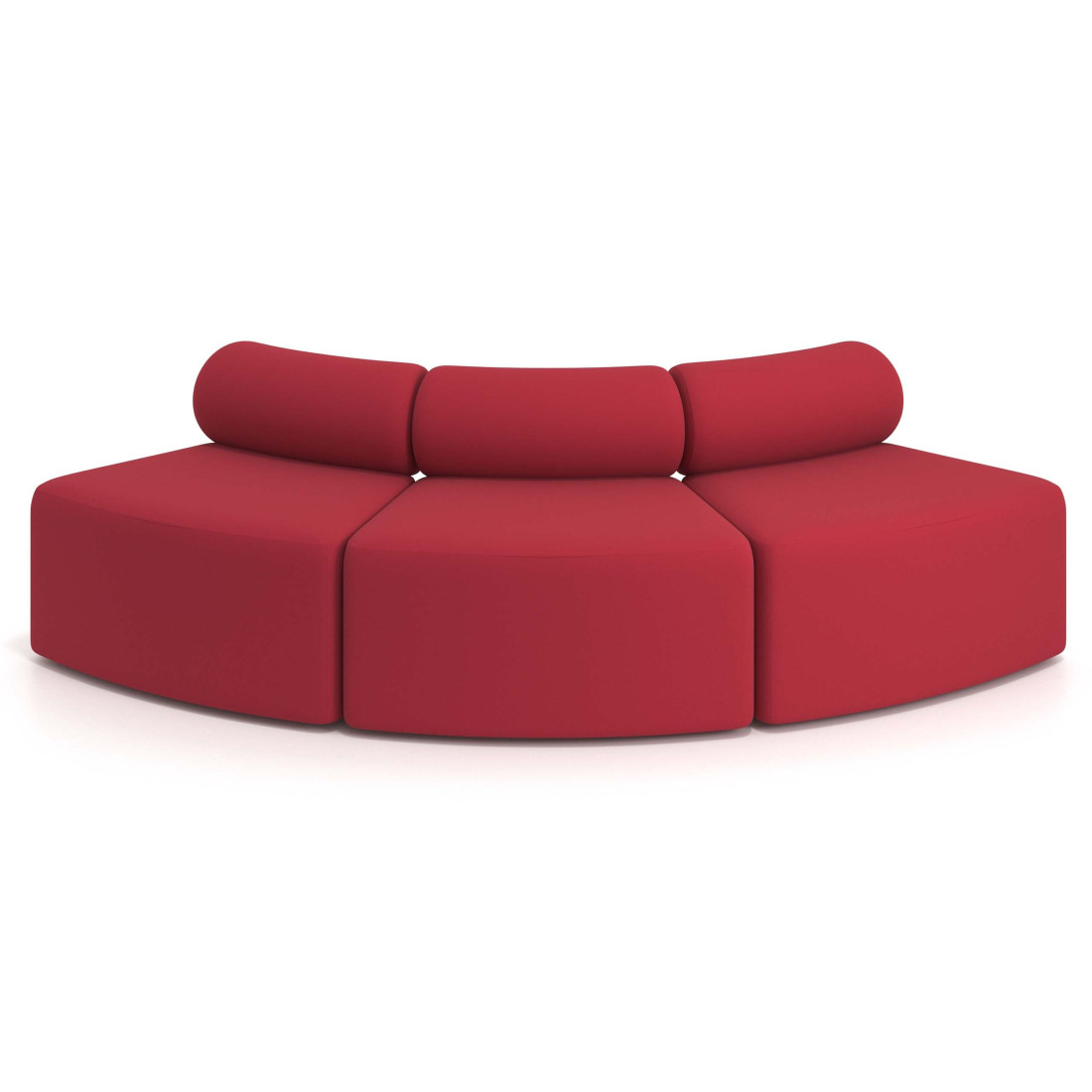 sofa para oficina rojo 3