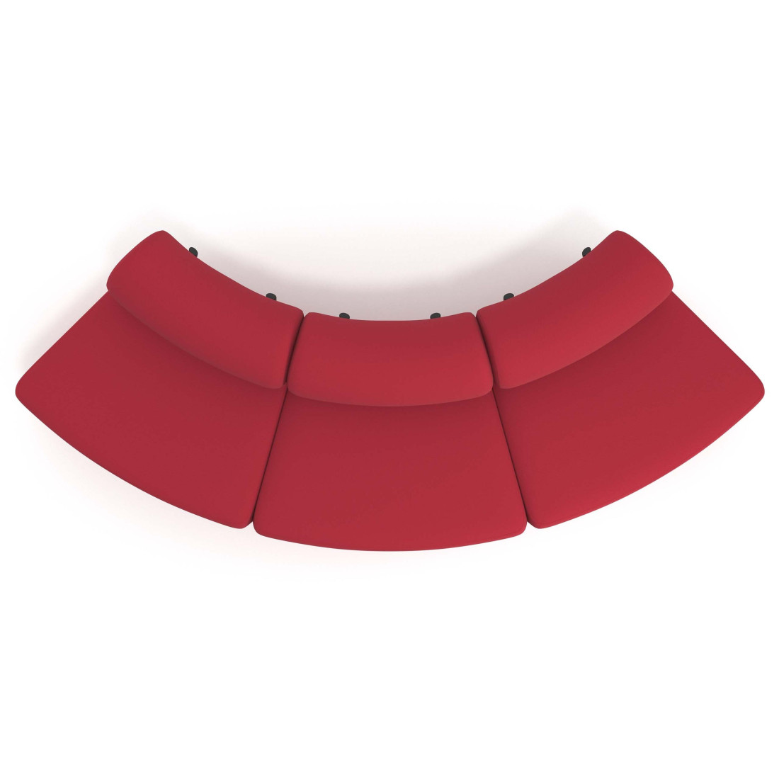 sofa para oficina rojo 5