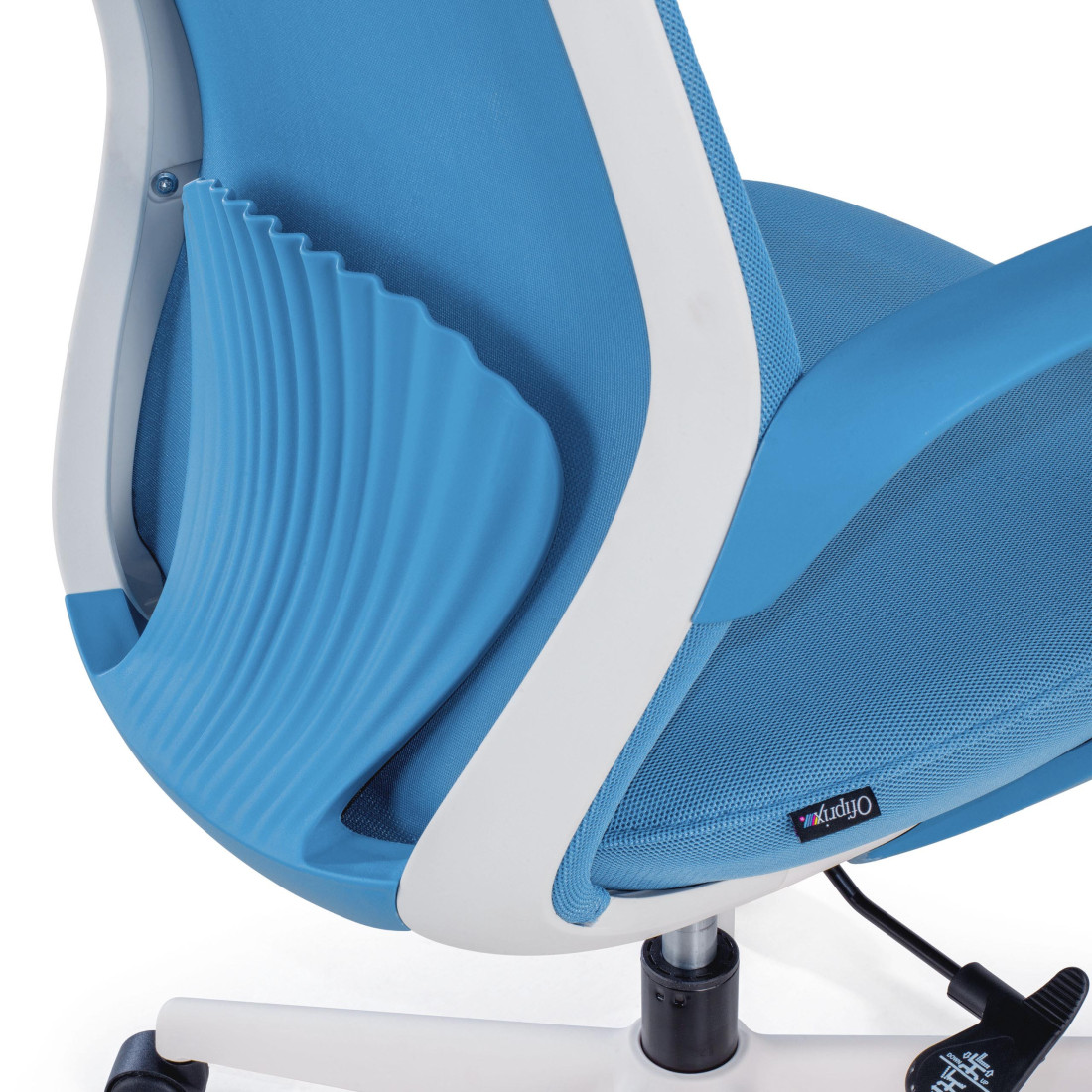 silla giratoria azul shell malla 9