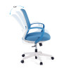 silla giratoria azul shell malla 4