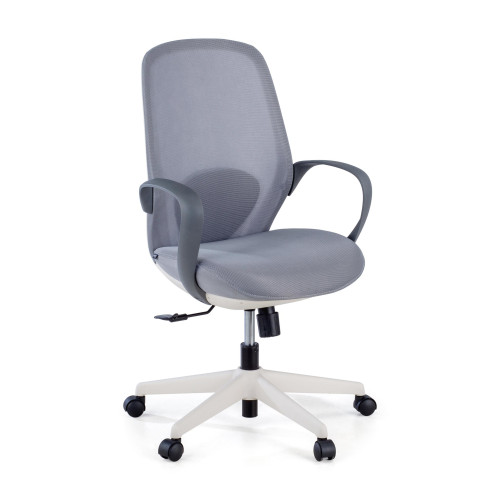Silla de Escritorio Shell, respaldo red - Gris