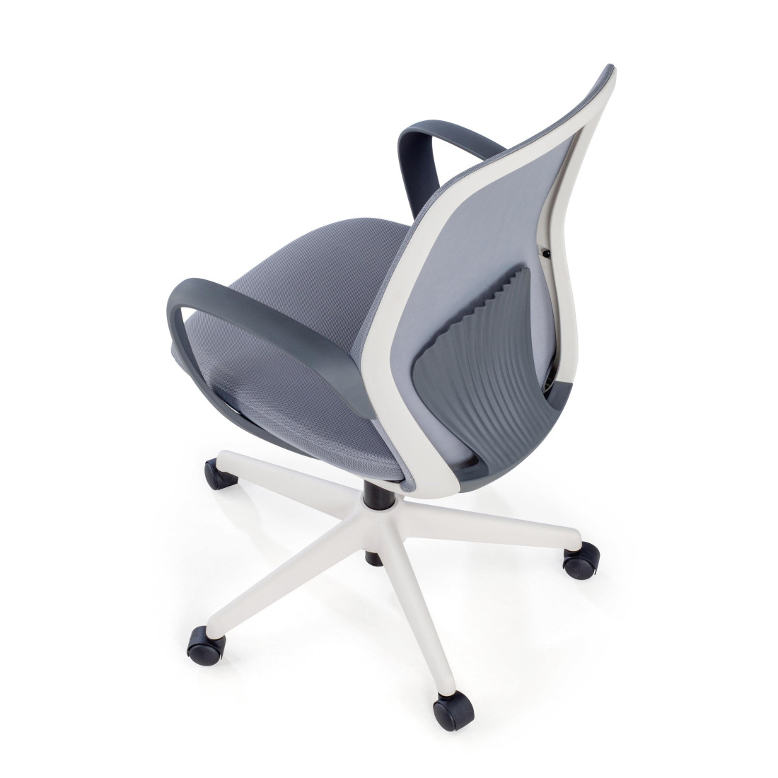 silla giratoria gris shell malla 8