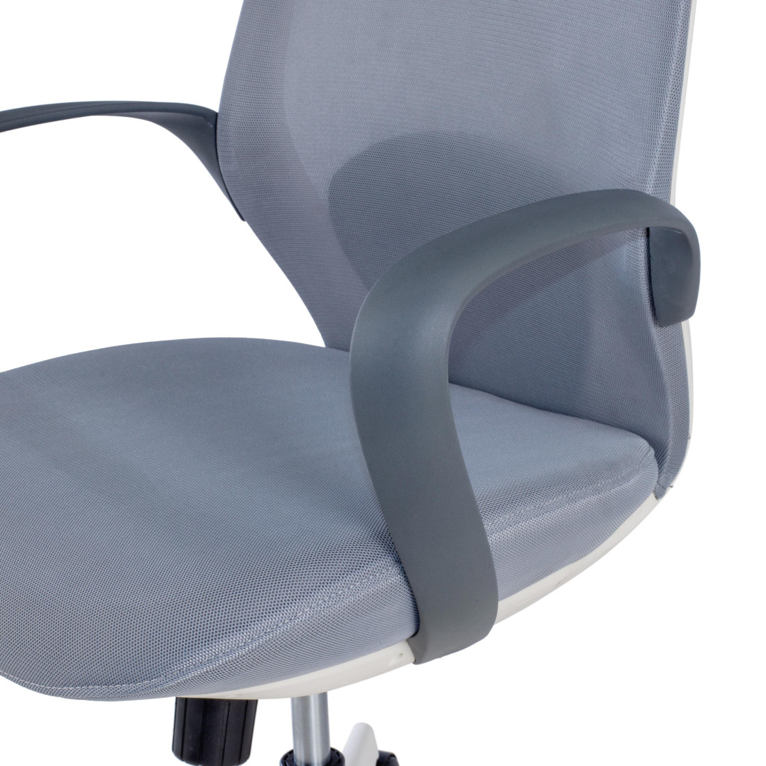 silla giratoria gris shell malla 5