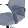 silla giratoria gris shell malla 5