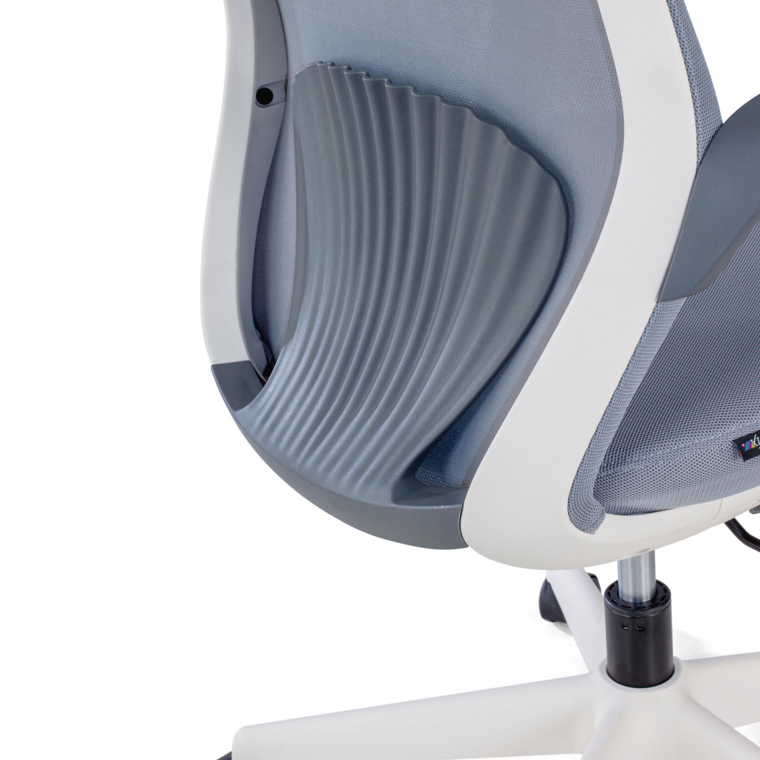 silla giratoria gris shell malla 9