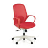 Silla de Escritorio Shell, respaldo red - ROJO