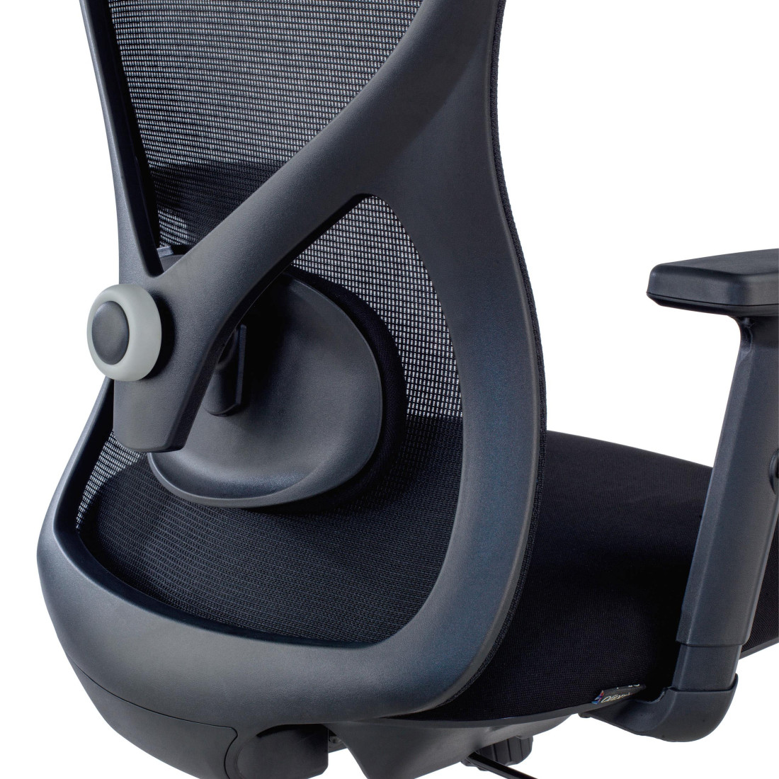 silla ergonomica negro prime estructura negra malla 6