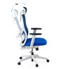 silla ergonomica azul prime estructura blanca malla 4