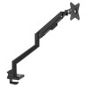 Brazo monitor erghos individual con USB - NEGRO