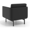 sofa para oficina negro malmo simil piel 1 plaza 4