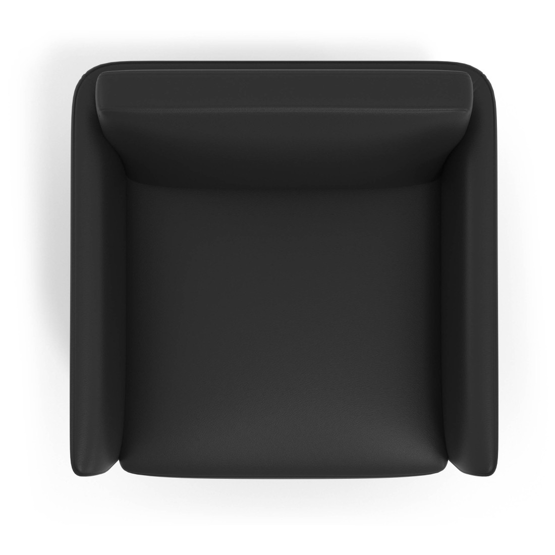 sofa para oficina negro malmo simil piel 1 plaza 5