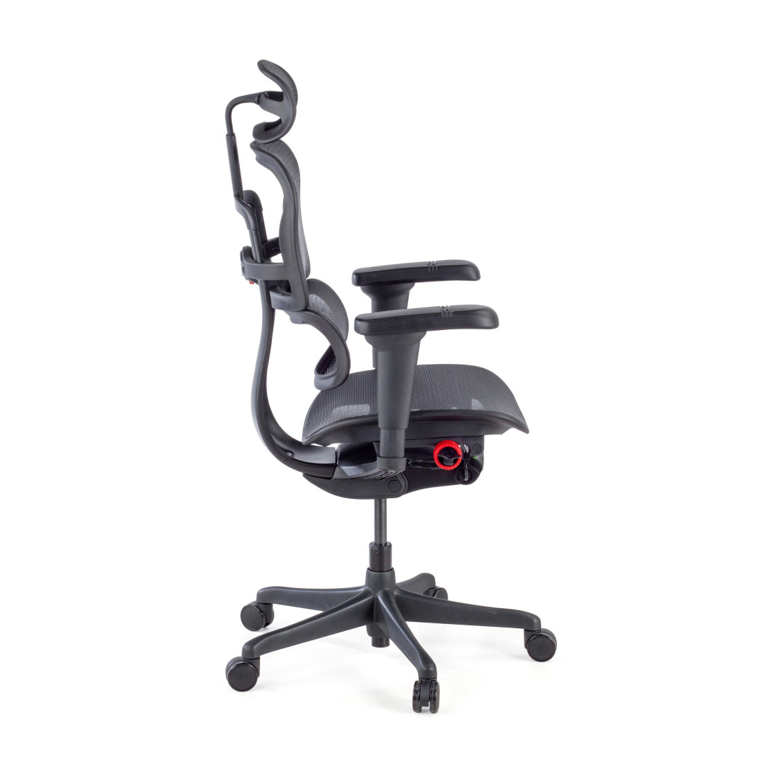 silla ergonomica negro ergohuman black carbon gaming red 9