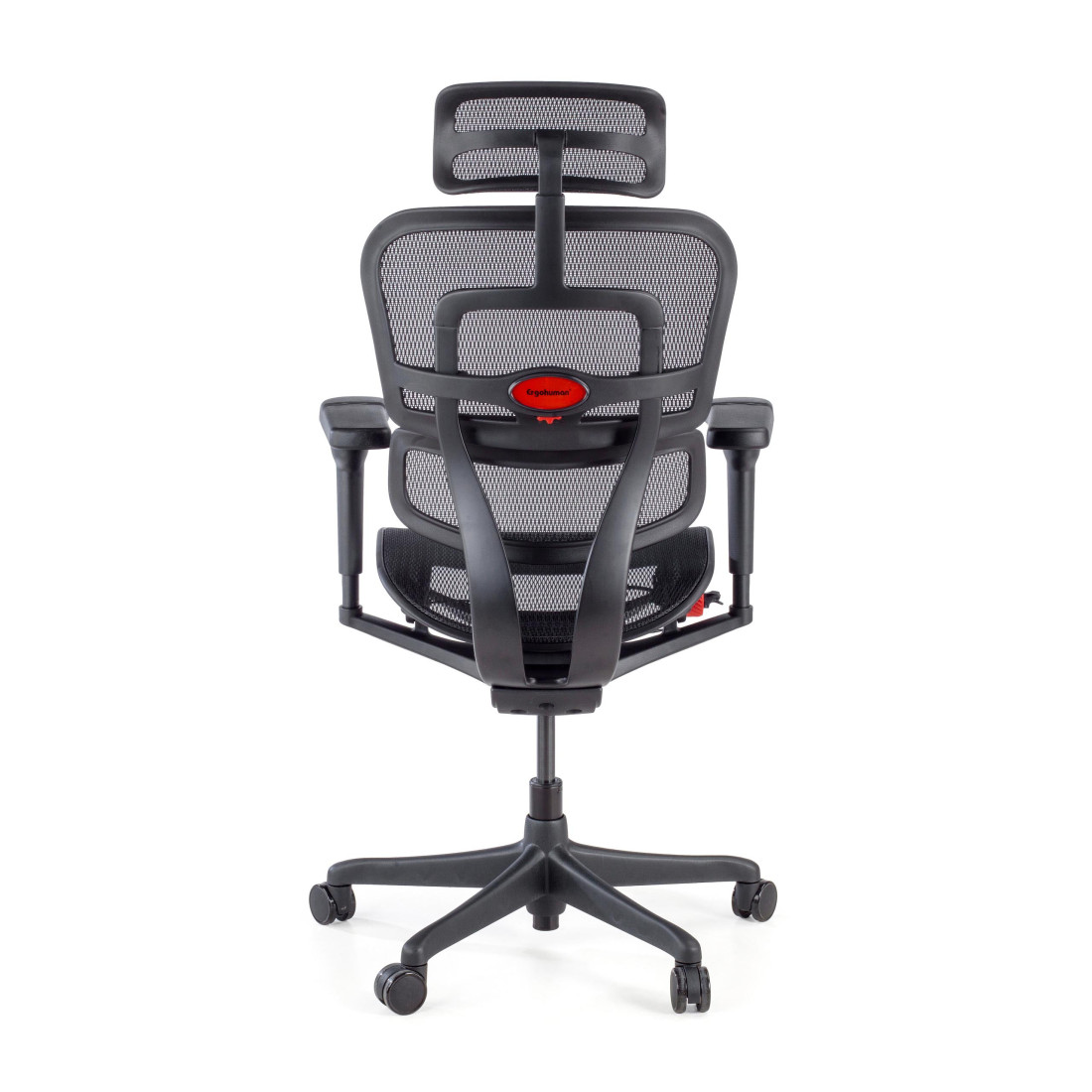silla ergonomica negro ergohuman black carbon gaming red 8