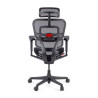 silla ergonomica negro ergohuman black carbon gaming red 8