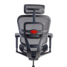 silla ergonomica negro ergohuman black carbon gaming red 5