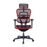 silla ergonomica rojo ergohuman black carbon gaming red 3