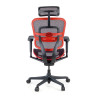 silla ergonomica rojo ergohuman black carbon gaming red 8