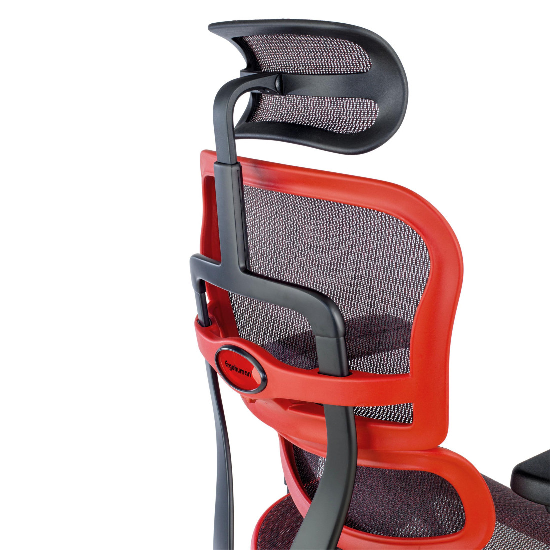 silla ergonomica rojo ergohuman black carbon gaming red 6