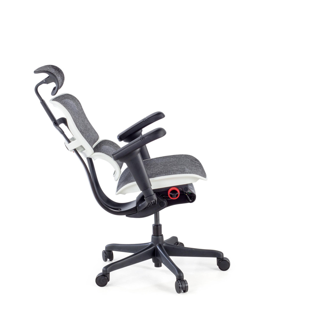 silla ergonomica blanco ergohuman black carbon gaming red 4