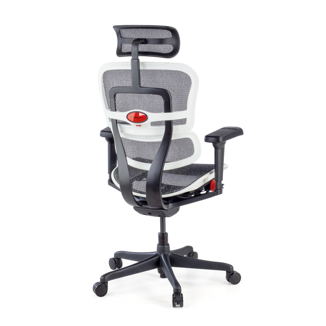 silla ergonomica blanco ergohuman black carbon gaming red 7