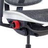 silla ergonomica blanco ergohuman black carbon gaming red 6