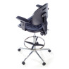 taburete de trabajo y laboratorio negro work 23 plastico 8