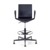 taburete de trabajo y laboratorio negro orbit plastico 3