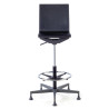 taburete de trabajo y laboratorio negro orbit plastico 3