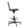 taburete de trabajo y laboratorio negro orbit plastico 4