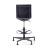 taburete de trabajo y laboratorio negro orbit plastico 6