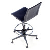 taburete de trabajo y laboratorio negro orbit plastico 7