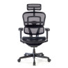 silla ergonomica negro ergohuman black carbon red 3
