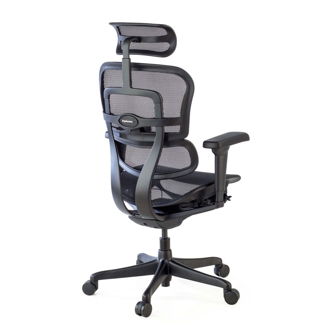 silla ergonomica negro ergohuman black carbon red 9